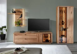 New IDEAL Wohnen Standvitrine Malaga Eiche