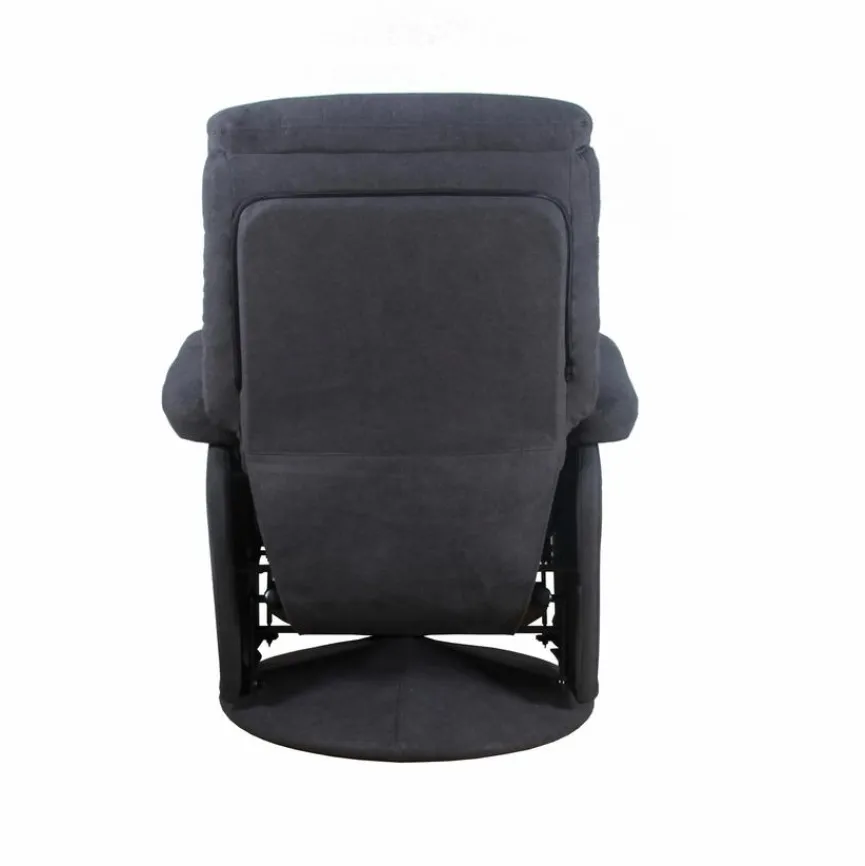 Outlet Stillstuhl mit Hocker Luna Grau