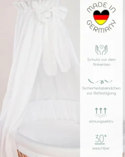 Kinder Mionido Stubenwagen Piccolino 75 x 40 cm