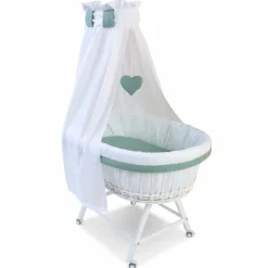 Outlet Mionido Stubenwagen Lisa 85 x 45 cm Weiß