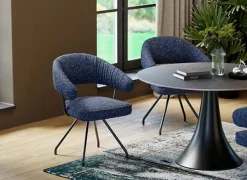 Hot KARE DESIGN Stuhl Arabella 87359 Blau