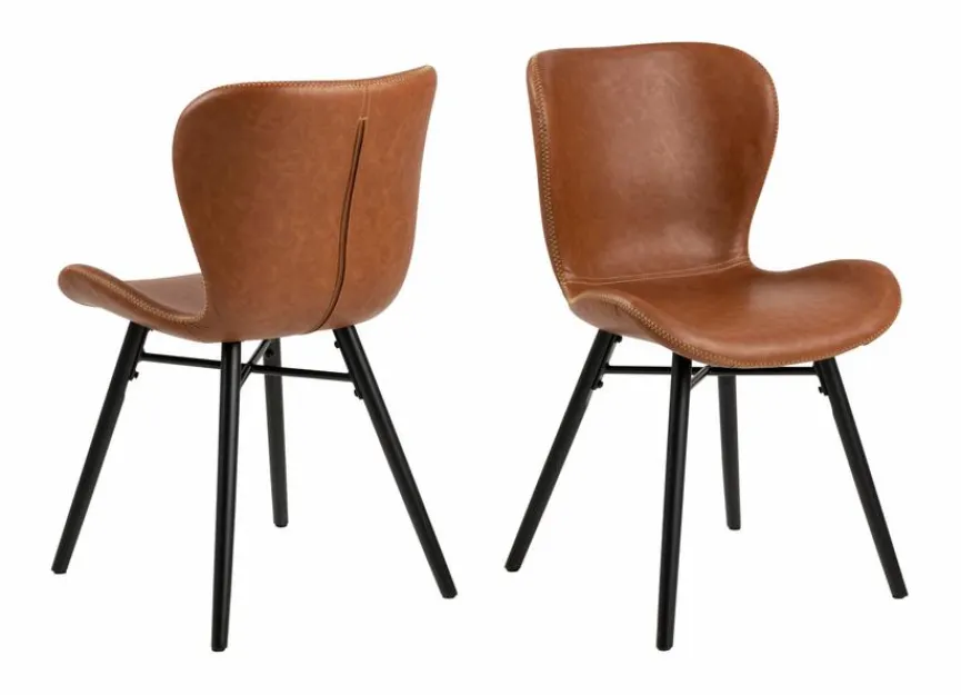 Hot Actona Stuhl Batilda Cognac