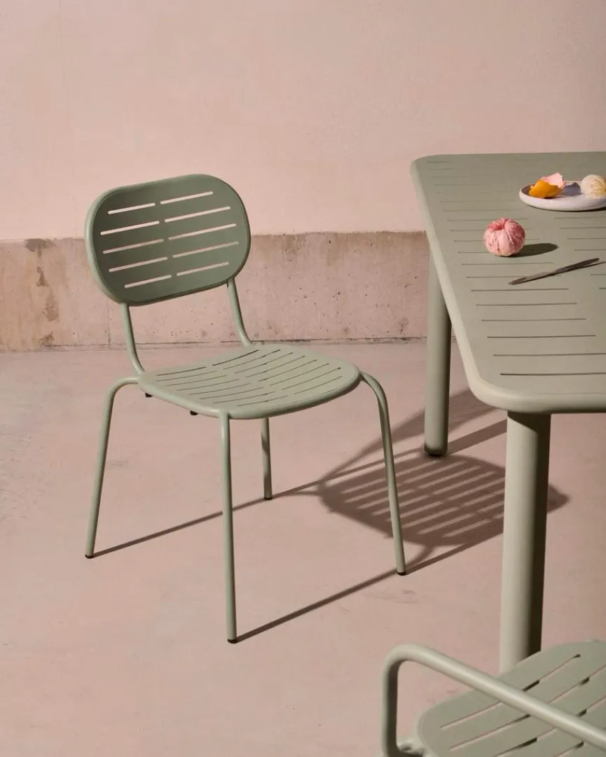 Discount Kave Home Stuhl Brai Türkis