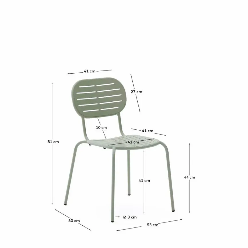 Discount Kave Home Stuhl Brai Türkis