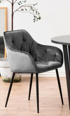 Sale Actona Stuhl Brooke Dunkelgrau