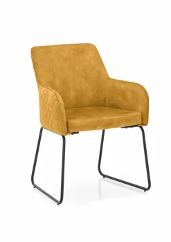 Best set one by Musterring Stuhl Fontana Gold