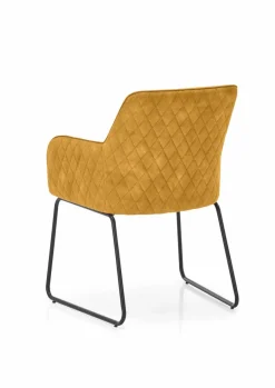 Best set one by Musterring Stuhl Fontana Gold