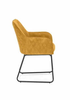 Best set one by Musterring Stuhl Fontana Gold