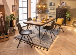 Discount DAHEIM Stuhl Franky Black Schwarz