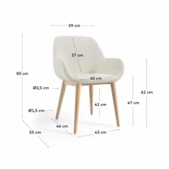 Kave Home Stuhl Konna