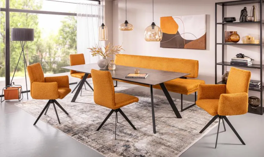 Clearance Komfort & Wohnen Stuhl Long Beach 6309-1A Curcuma