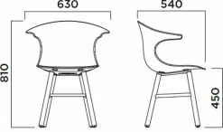 New Infiniti Stuhl Loop Retro Grau