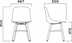 Best Infiniti Stuhl Pure Loop Retro Grau