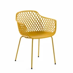 Outlet Kave Home Stuhl Quinn Gelb