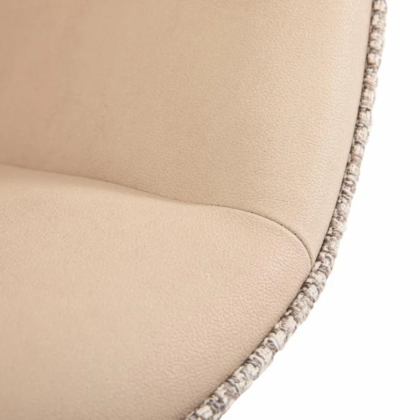 SCHÖNER WOHNEN-Kollektion Stuhl Sorrent Beige-Silber