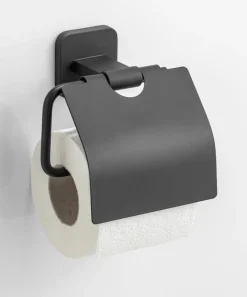 Clearance WENKO Toilettenpapierhalter Porto Schwarz