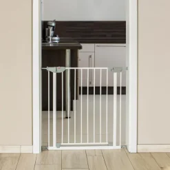 Discount reer Tür- und Treppengitter Basic, Double Lock Weiß