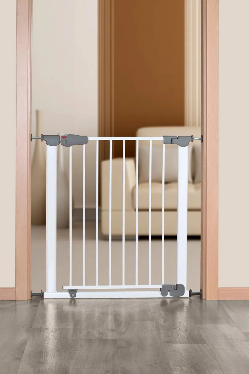 Outlet reer Tür- und Treppengitter I-Gate, Auto-Close Weiß