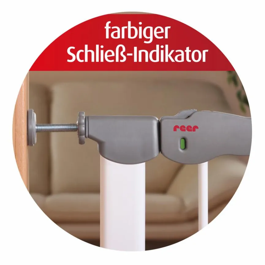 Outlet reer Tür- und Treppengitter I-Gate, Auto-Close Weiß