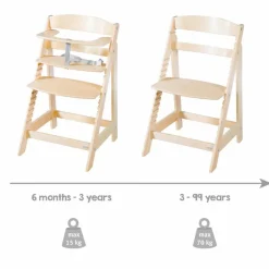 Sale roba Baumann Treppenhochstuhl Sit Up Flex Braun