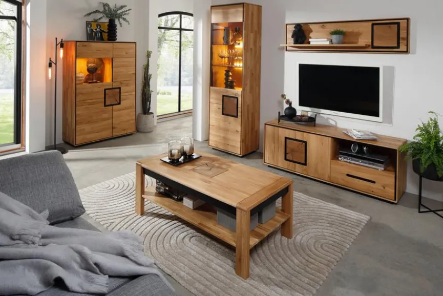 Outlet G+K TV-Element Toronto Wildeiche geölt