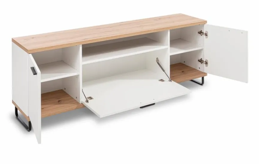 Discount Nehl TV-Lowboard Cassano Weiß