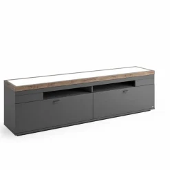 Discount set one by Musterring TV-Lowboard Lancaster Anthrazit