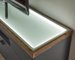 Discount set one by Musterring TV-Lowboard Lancaster Anthrazit