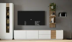 Clearance FORTE TV-Lowboard Lewisville Hellgrau