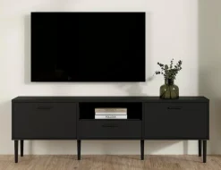 New Tvilum TV-Lowboard Media Schwarz