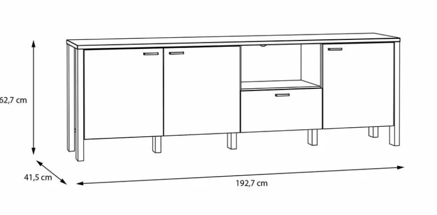 FORTE TV-Lowboard Saitama