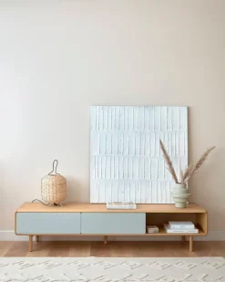 Kave Home TV-Lowboard Anielle Weiß