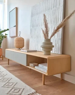 Kave Home TV-Lowboard Anielle Weiß