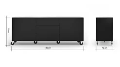 RAUM.FREUNDE TV-Lowboard Edge