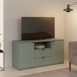 FORTE TV-Lowboard Ganymede Salbei