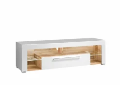 Discount Stolkom TV-Lowboard Goal Weiß