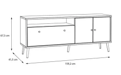 Kinder FORTE TV-Lowboard Harllson