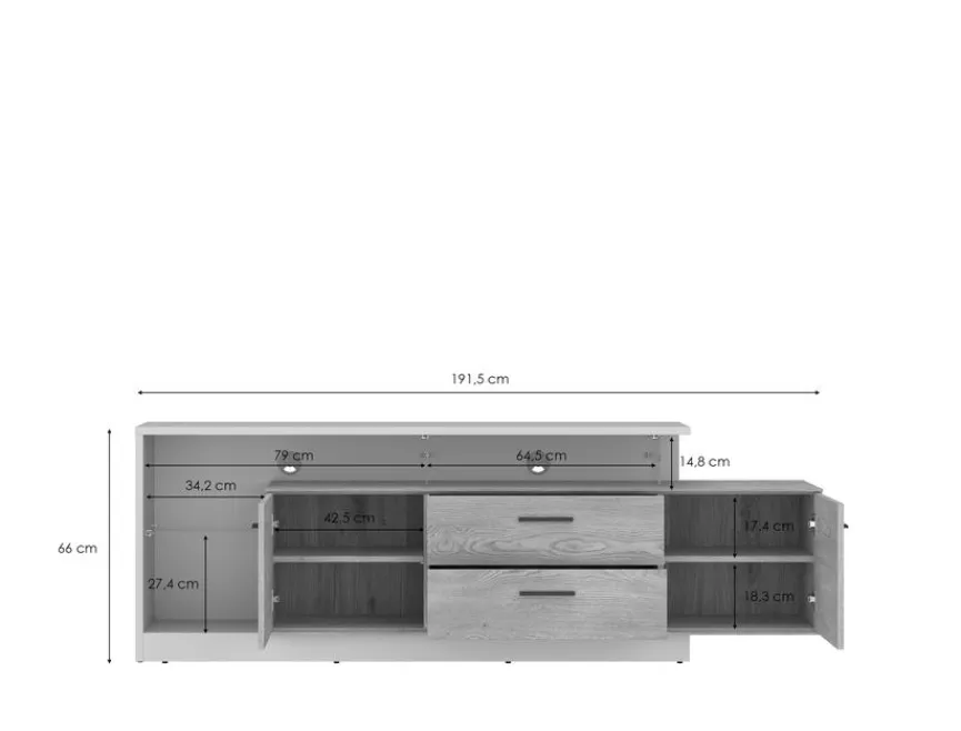 Wójcik TV-Lowboard Lagoon