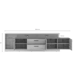 Best Wójcik TV-Lowboard Lagoon Eiche