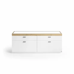 Discount set one by Musterring TV-Lowboard Lancaster Weiß