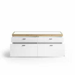 Discount set one by Musterring TV-Lowboard Lancaster Weiß