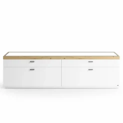 Online set one by Musterring TV-Lowboard Lancaster Weiß