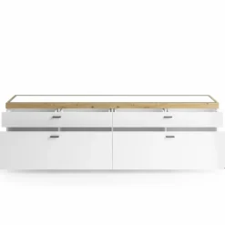 Online set one by Musterring TV-Lowboard Lancaster Weiß