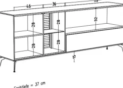 Mäusbacher TV-Lowboard Meran