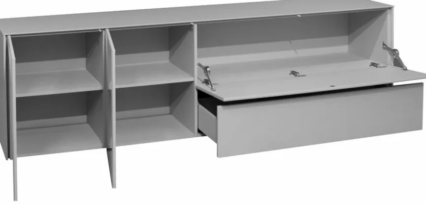 New Mäusbacher TV-Lowboard Monza Kreidegrau