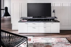 Discount trendteam TV-Lowboard Mood Weiß