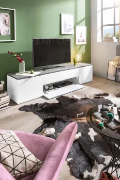 Clearance Composad TV-Lowboard Privilegio Weiß