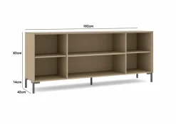 set one by Musterring TV-Lowboard Reno Taupe