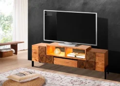 Outlet WOLFMÖBEL TV-Lowboard Root 1506 Akazie