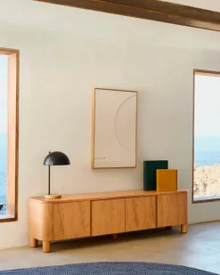 Discount Kave Home TV-Lowboard Salaya Eiche